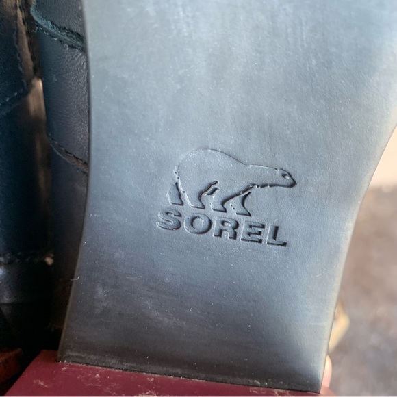 Sorel Margo Black Leather Lace-Up Ankle Boot - Picture 10 of 10